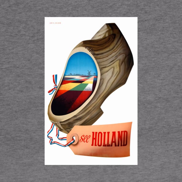 Vintage Travel Poster The Netherlands See Holland by vintagetreasure